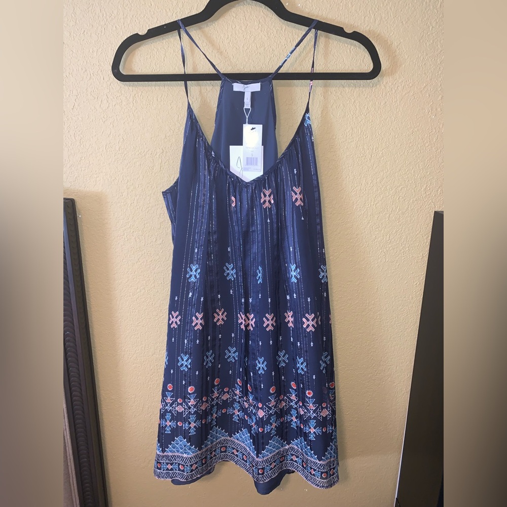 Joie Silk Dress Navy Blue S